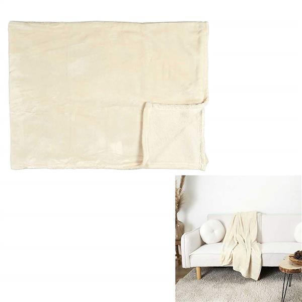 MaiUguali Plaid in Flanella Tinta Unita - immagine 3