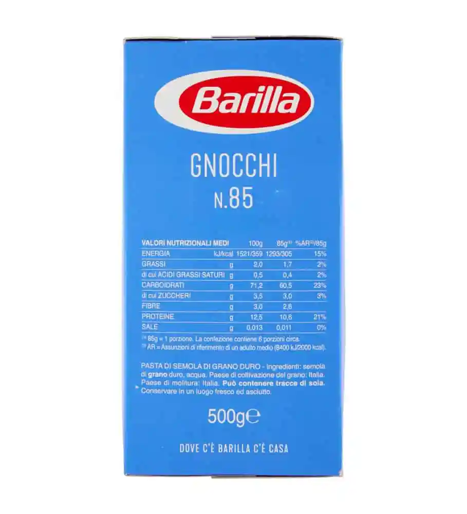 BARILLA GNOCCHI N. 85 500 GR - immagine 3