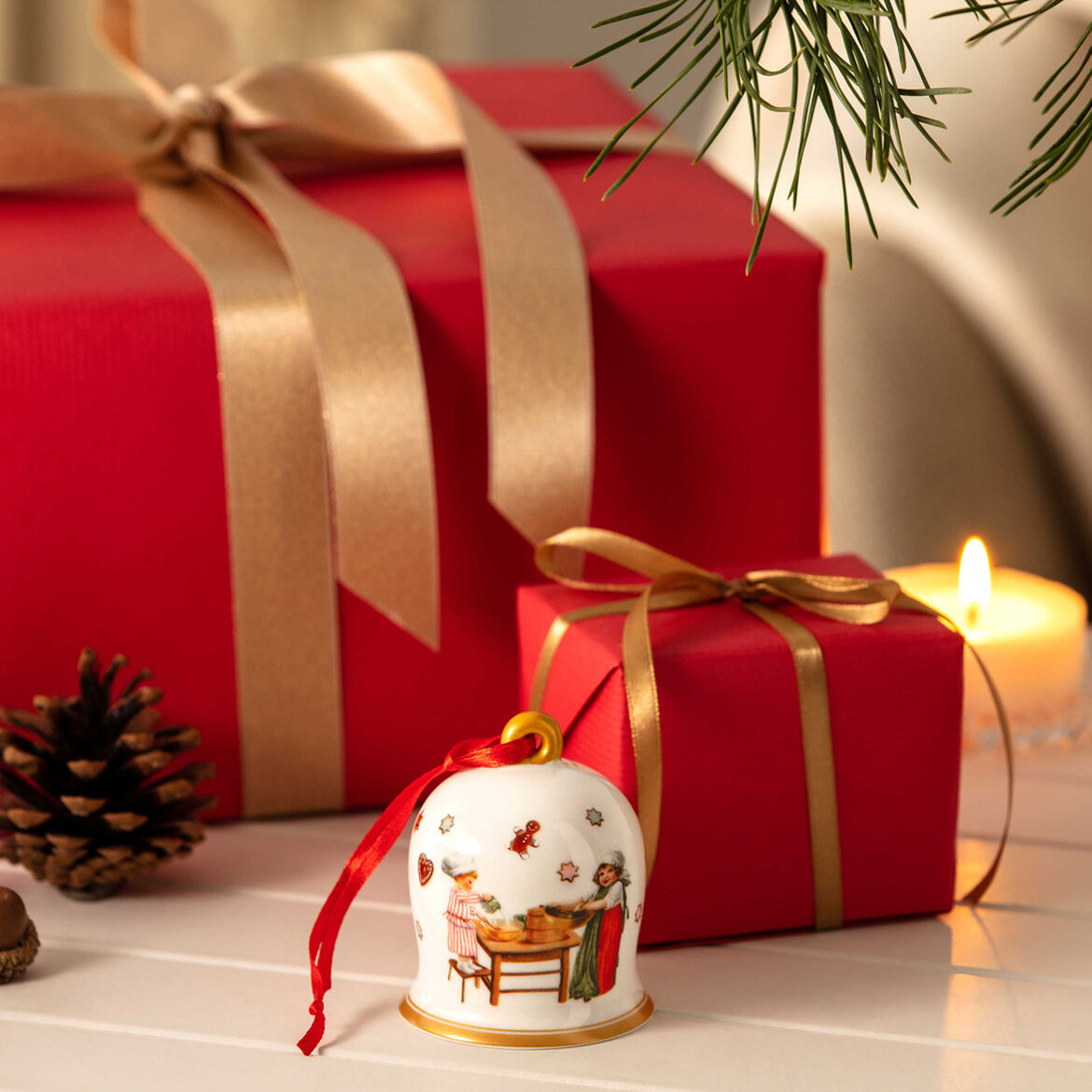 Villeroy & Boch Annual Christmas Edition Campanella 2023, 6x6x7 cm - immagine 4