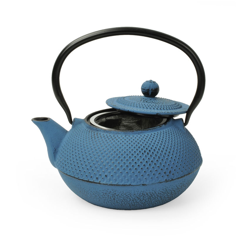 Teiera in Ghisa Azzurra con Filtro in Acciaio Inox “EMail”- 1,2 litri - immagine 3