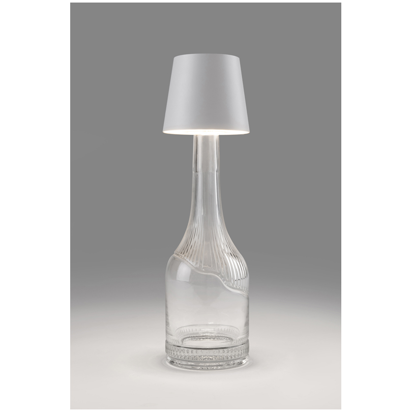 ONE-LIGHT Lampada Paralume LED da bottiglia – Bianco - immagine 3