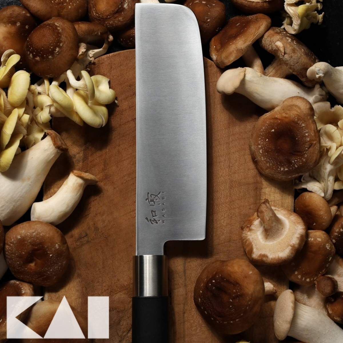 Coltello Nakiri Kai 16,5 cm 6716N Wasabi Black - immagine 5