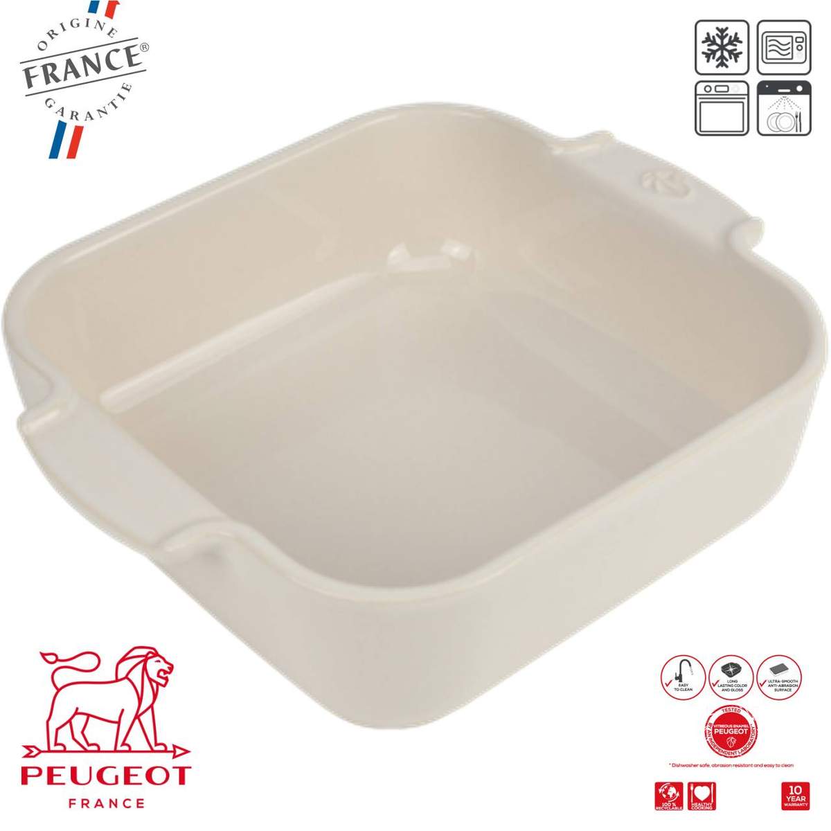 Pirofila quadrata in ceramica Peugeot Appolia 21 cm PSP60206 - immagine 3