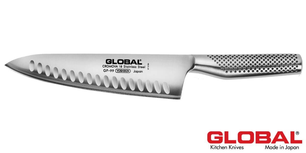 Coltello Global serie GF cuoco alveolato 20,5 cm GF-99 - immagine 3