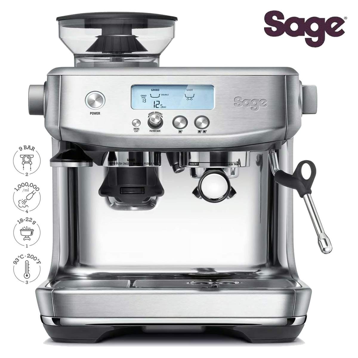 Sage macchina da caffè The Barista Pro SES878BSS4EEU1 - immagine 3