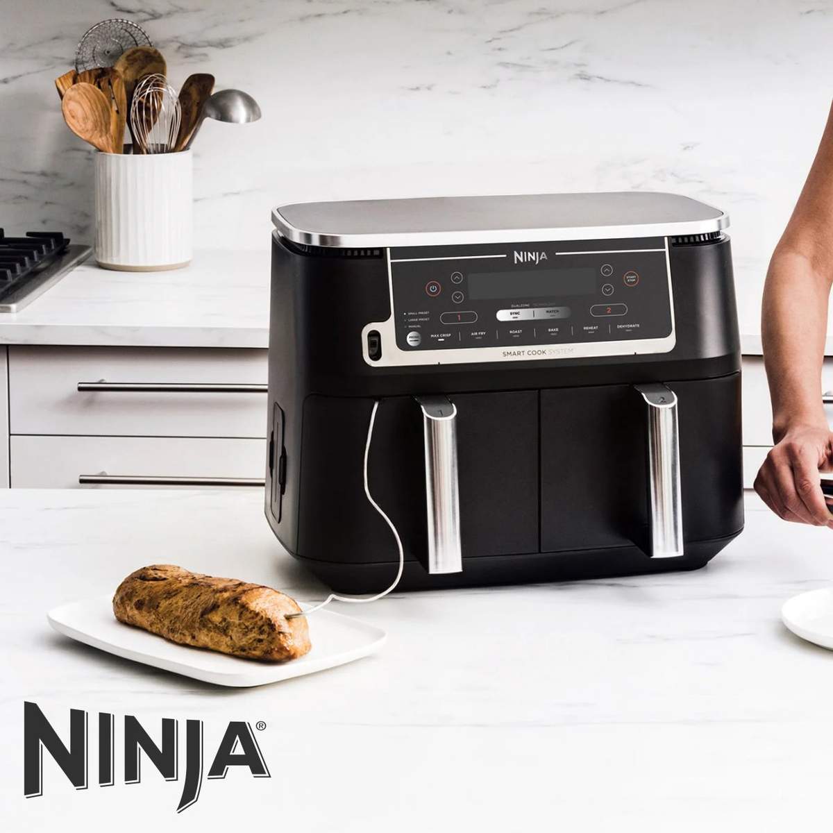 Friggitrice ad aria Ninja Dual Zone Max Pro da 9,5 Lt AF451EU - immagine 5