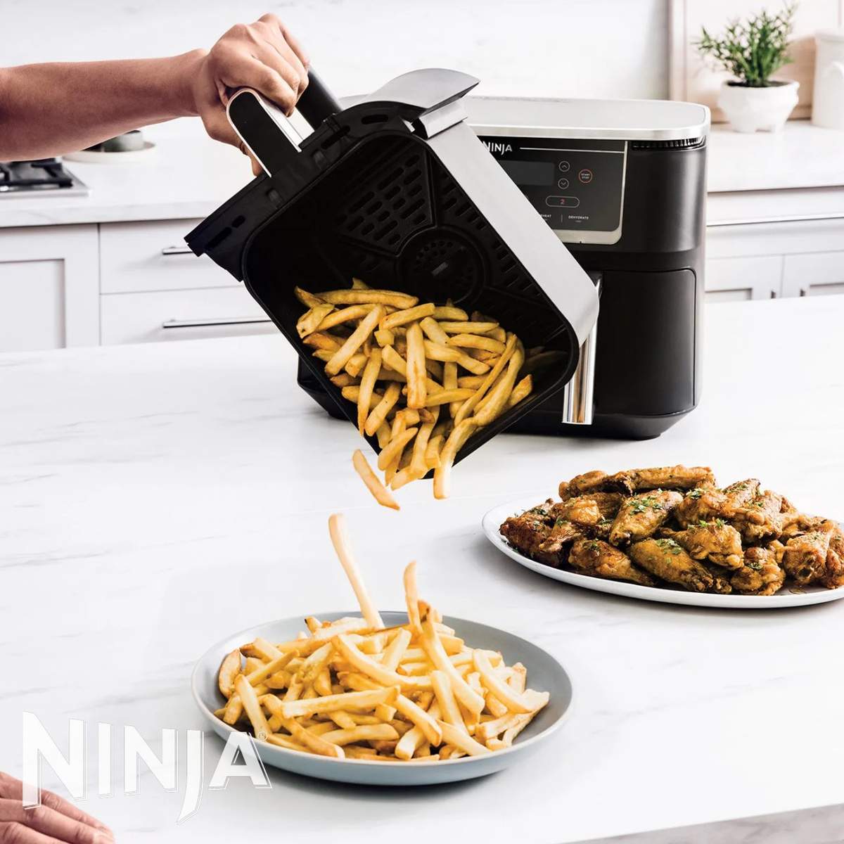 Friggitrice ad aria Ninja Dual Zone Max Pro da 9,5 Lt AF451EU - immagine 7