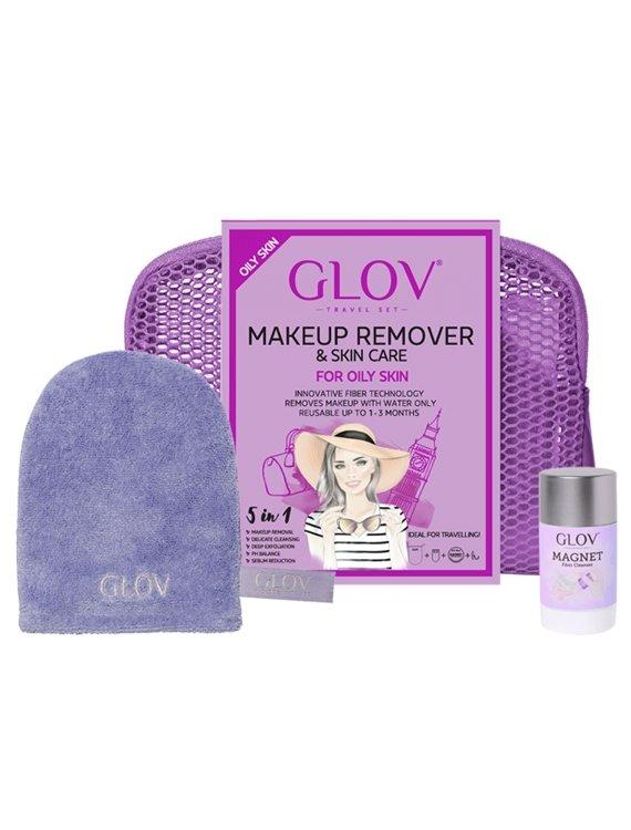 TRAVEL SET MAKE UP REMOVER & SKINCARE PELLE MISTA E IMPURA glov - immagine 3