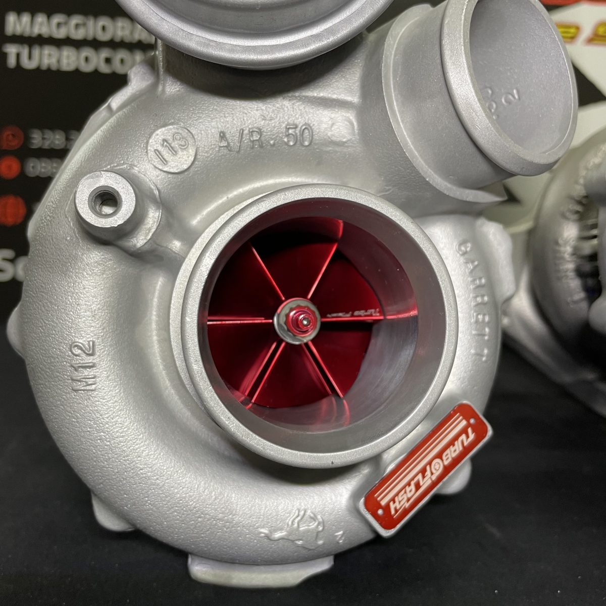 TFS800 turbine maggiorate per AMG 5.5cc da 525cv, 557cv, 571cv, 584cv - immagine 4