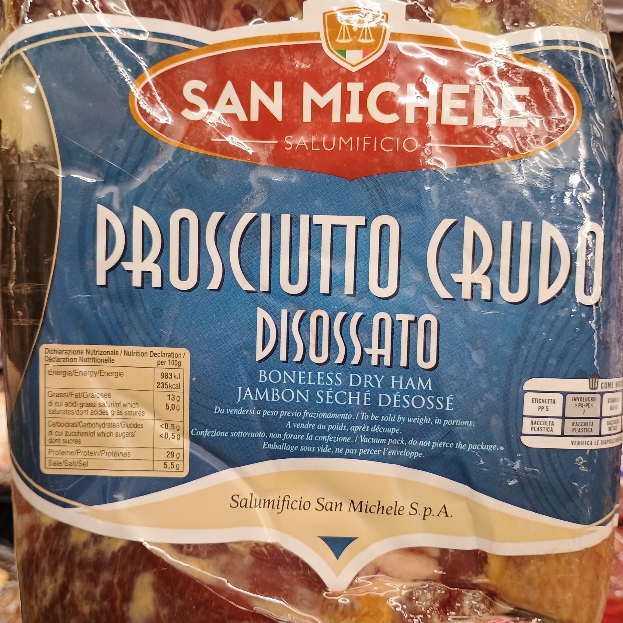 Prosciutto crudo SAN MICHELE 2.5kg c.a. - immagine 4