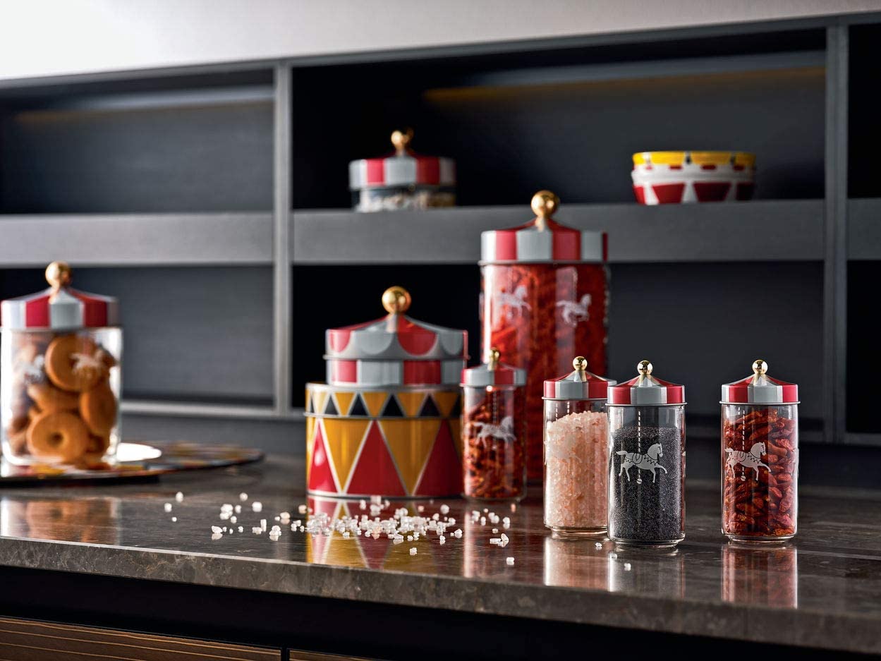 Alessi set di 2 contenitori per spezie Circus - immagine 4