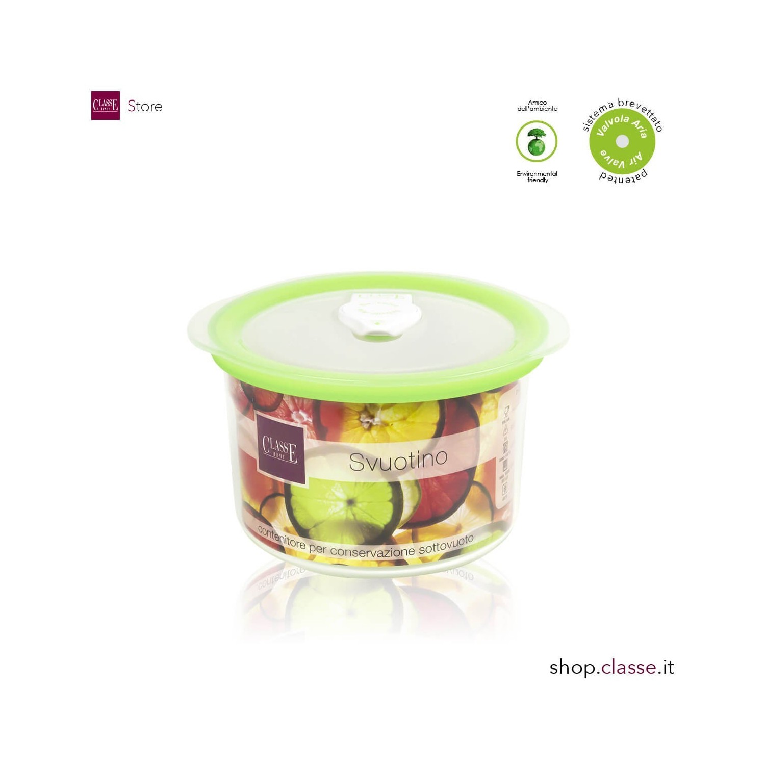 Classe Contenitore Tondo 0,6 L per Sottovuoto Vinok - immagine 3