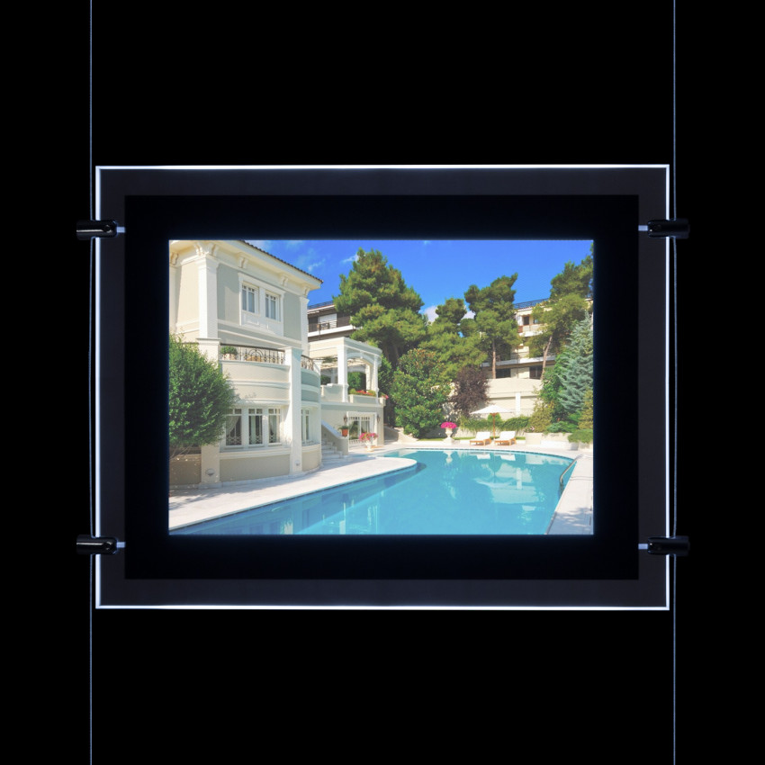 Cartelli espositori da vetrina Luce Led Formato A3 - immagine 4