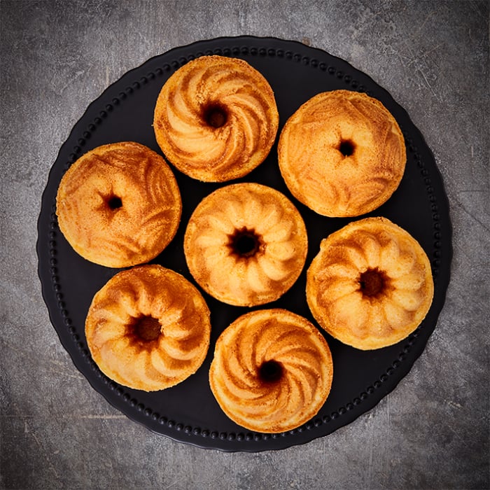 Stampo Mini Tortini “Contoura Violet” Birkmann – 12 Tortini Ø 8 cm - immagine 5